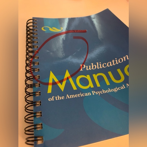 Publication Manual of the American Psychological Association, Sixth Ed. - Picture 8 of 10
